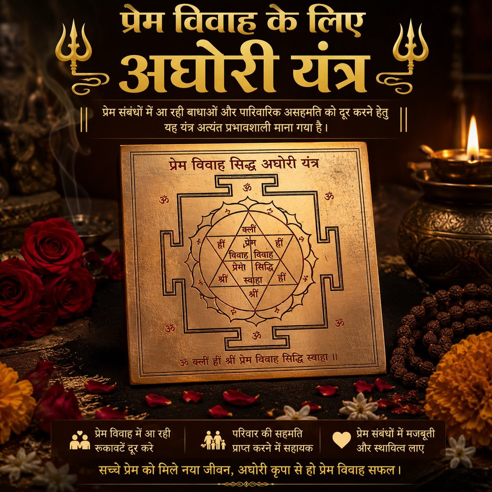 Prem Vivah Ke Liye Aghori Yantra