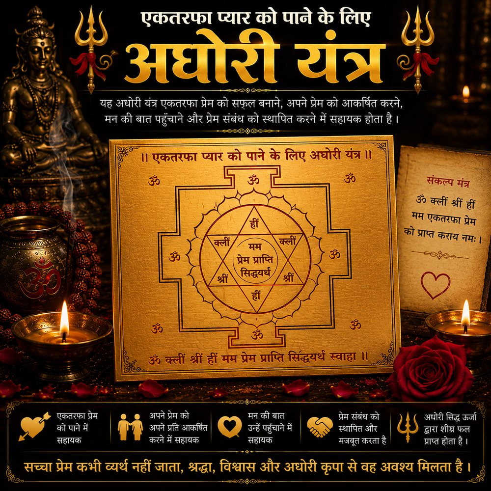 Ek Tarfa Pyar Ke Liye Aghori Yantra